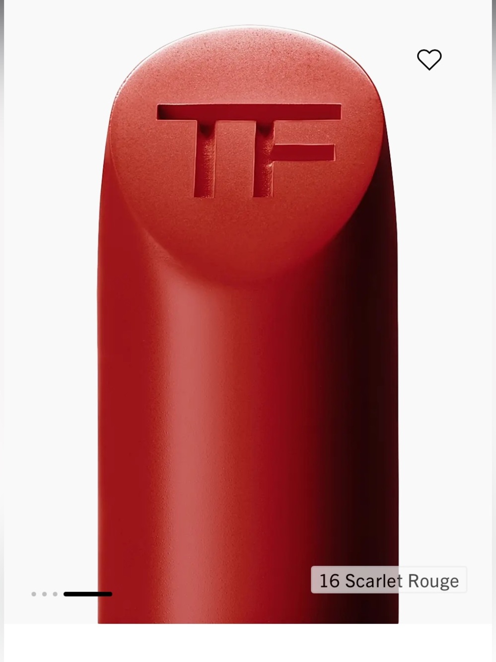 Tom Ford Love Collection Lip Color Matte Lipstick - Scarlet Rouge NIB - Picture 2 of 8